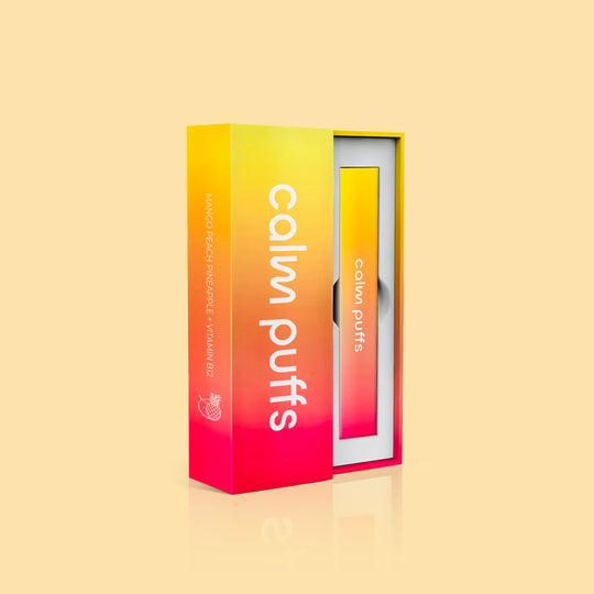 Zero Nic Vitamin B12, Caffeine Diffuser Aroma – Calm Puffs