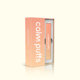 Calm Puffs Vanilla Personal Diffuser packaging on a white background